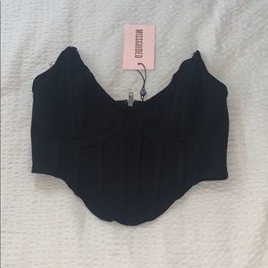 Bustier crop top new with tags